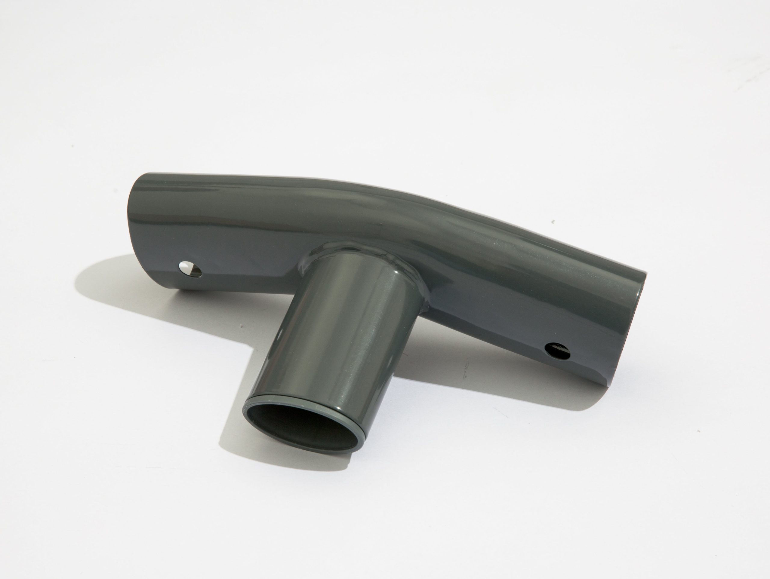 Steel Pro MAX Round Above Ground Pool T-Connector Replacement. Charcoal Gray