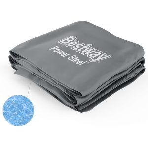 Power Steel 24' x 12' x 52 Rectangular Above Ground Pool Liner Replacement. Gray