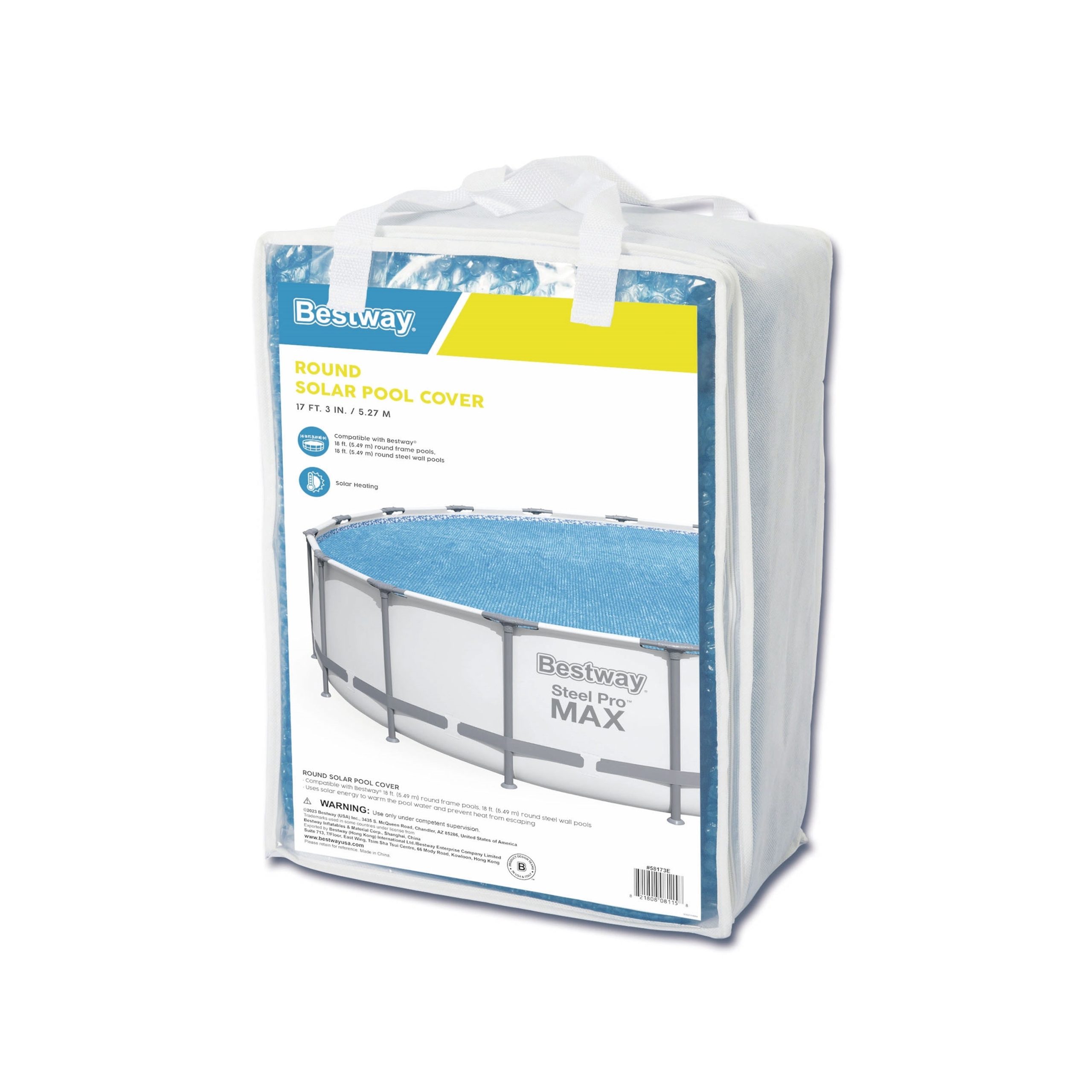 Bestway Round Solar Pool Cover for 18' Above Ground Pools - Image 7
